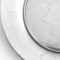 Handmade Metallic Glass Salad Plate Opalescent Textured Tableware